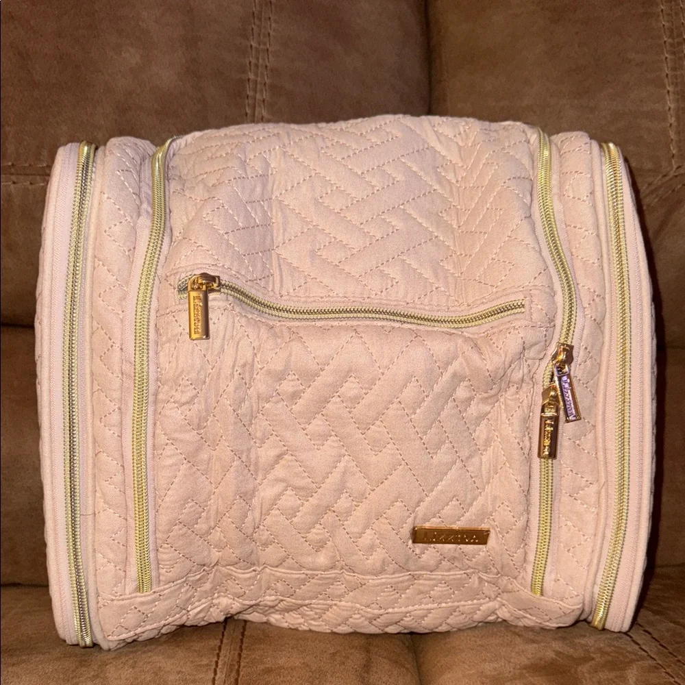 Lizzton Quilted Travel Hanging Cosmetic Organizer